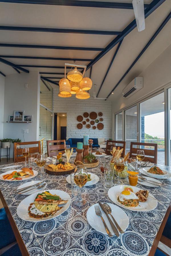 Saffronstays Kaia Waters: Greek-Style Villa with Pawna Lake Panorama Kolvan Exterior photo