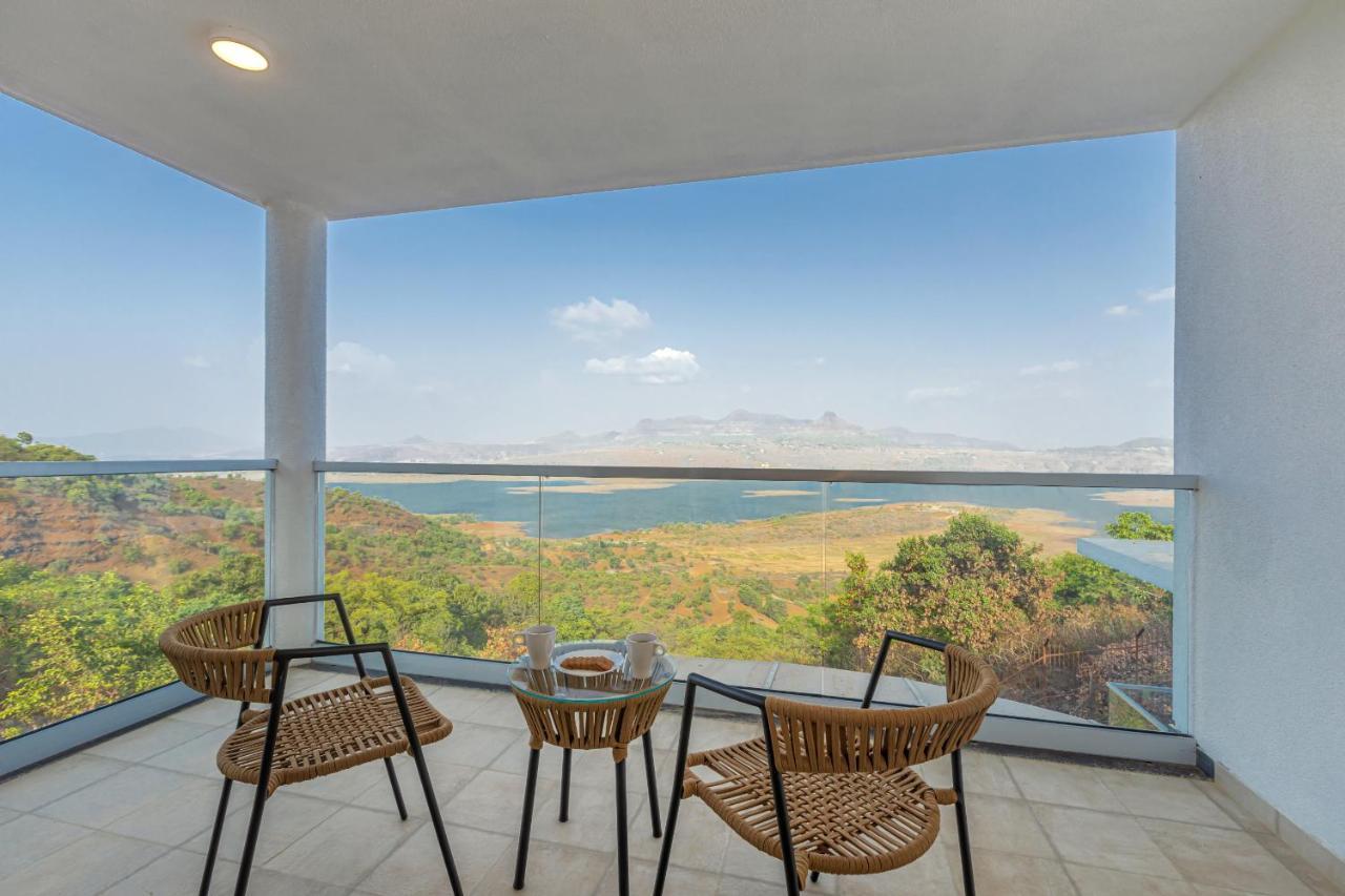 Saffronstays Kaia Waters: Greek-Style Villa with Pawna Lake Panorama Kolvan Exterior photo